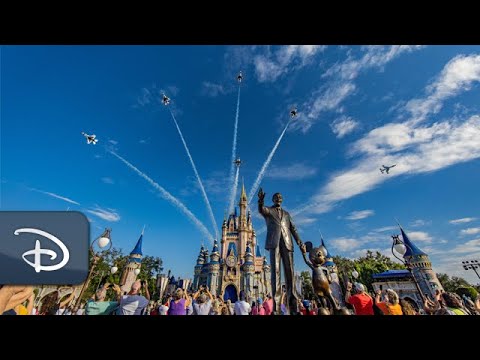 U.S. Air Force Thunderbirds Magic Kingdom Flyover 2022 | Walt Disney World [Video]