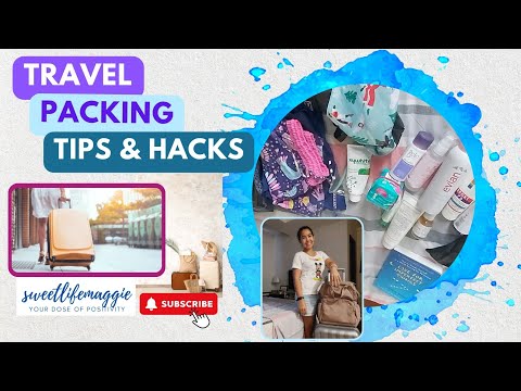 Travel Packing Tips & Hacks for short vacation | What to bring, wear & baggage allowance for flights [Video]