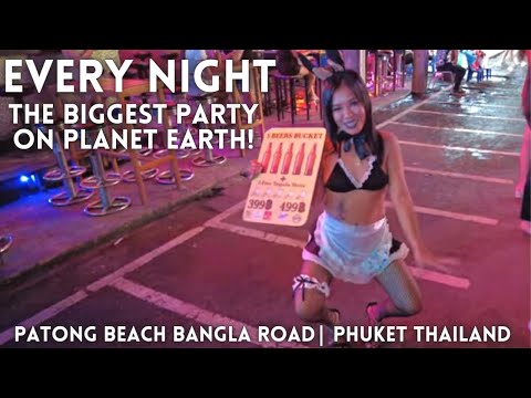 BANGLA ROAD NIGHTLIFE 🔥 DOWNTOWN PATONG BEACH OPEN 2022!! [Video]