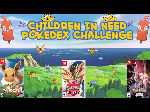 Children In Need Fundraising Streams: Switch Pokedex Challenge [Video]