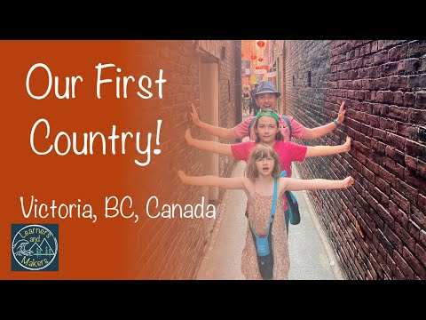 36 hours of family travel in Victoria, BC, Canada – Our 1ST COUNTRY TOGETHER as a traveling family! [Video]