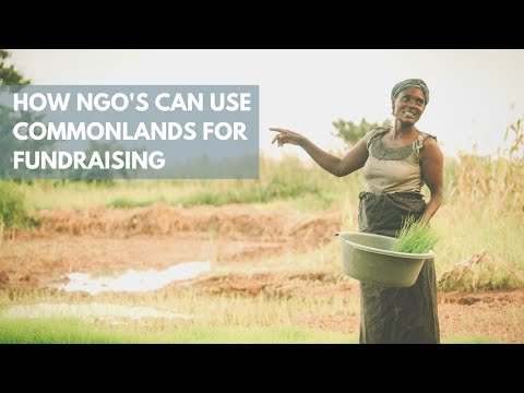 How NGO’s Can Use Commonlands for Fundraising. [Video]