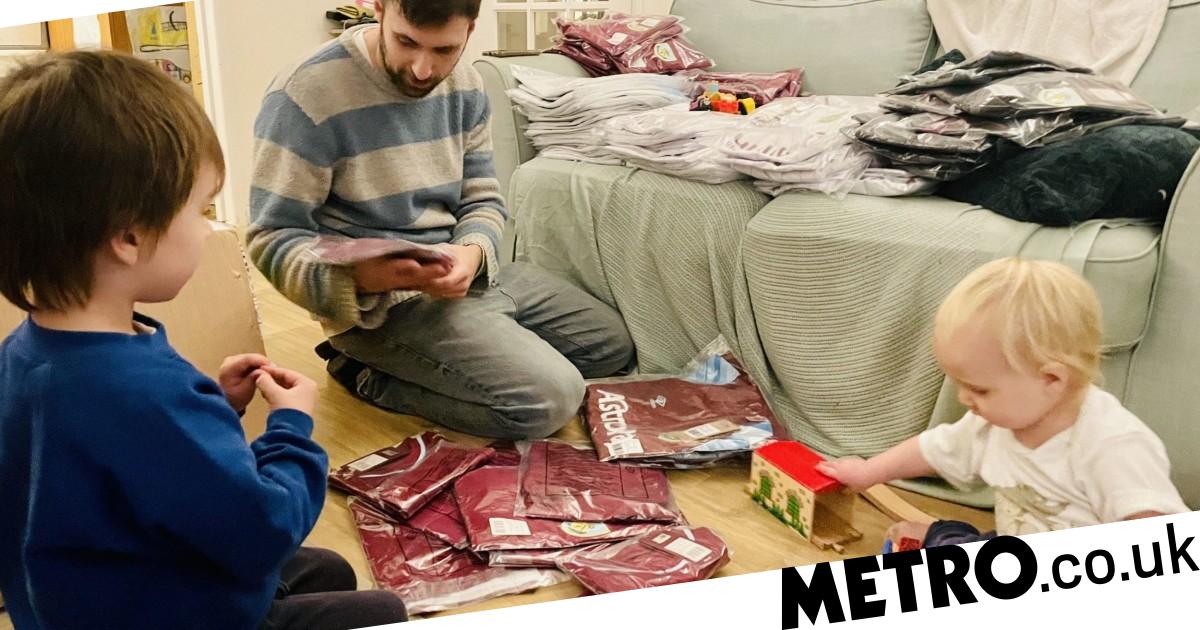 Couple to give football shirts to kids who won’t receive Christmas gifts [Video]