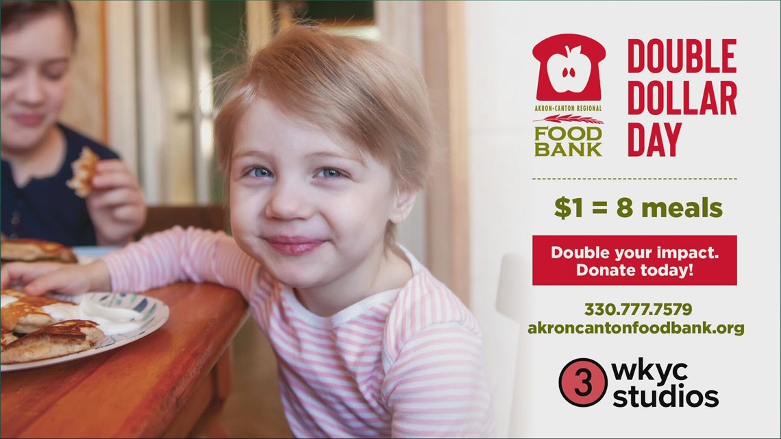 Double Dollar Day to benefit Akron-Canton Regional Foodbank: How you can help make a difference [Video]