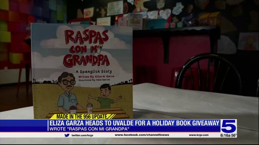 Valley author heads to Uvalde for holiday book giveaway [Video]