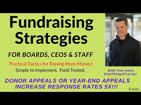 Donor and Year-End Appeals? Increase Response Rates by 5x! [Video]