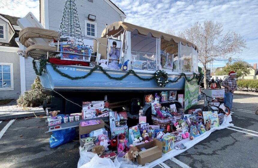 Toy donations fill a boat in Channel Islands Harbor [Video]