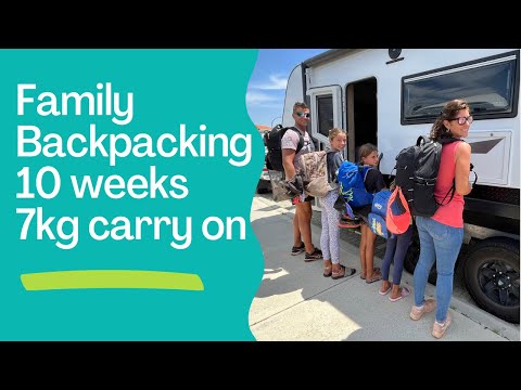 FAMILY TRAVEL VLOG 04| Packing for 10 weeks with only 7kg hand luggage| Exmouth to Perth to Phuket [Video]