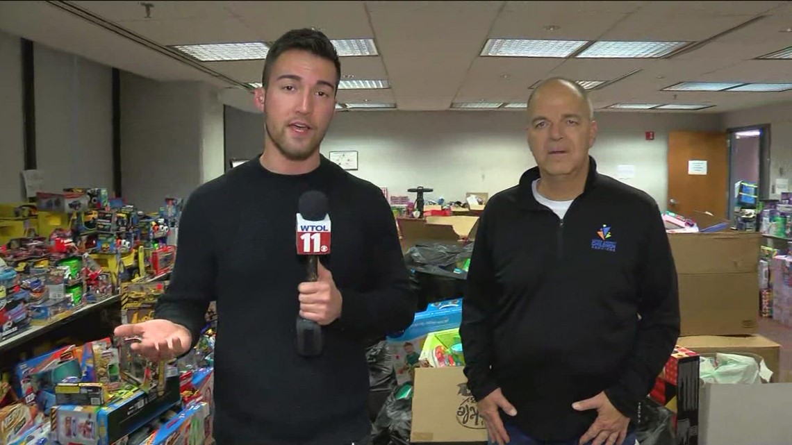 Donations filling the toy room at Lucas County Children Services Thursday [Video]