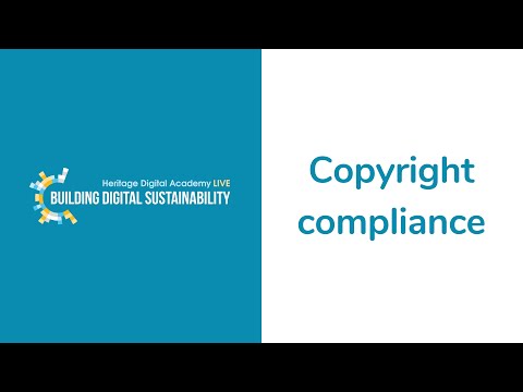 Copyright compliance | Heritage Digital Academy LIVE [Video]