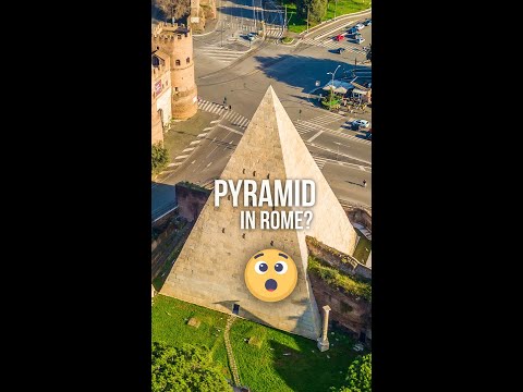 The hidden MYSTERY behind pyramids, mausoleums, and crypts in Rome. #rome #italy #funfacts [Video]