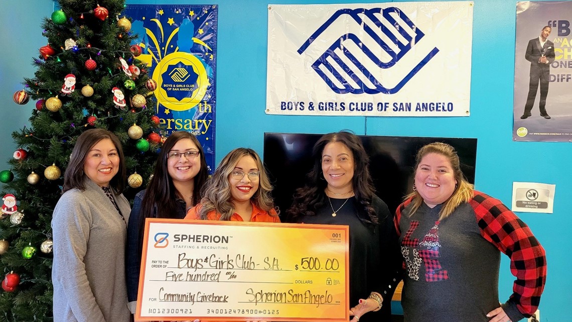 Spherion San Angelo donates funds to two San Angelo nonprofits [Video]