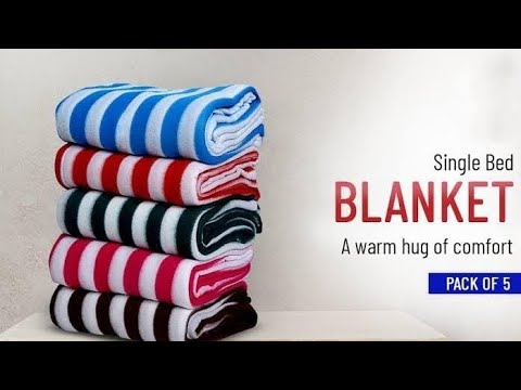 Blanket/donation blanket 100 rs per pc /set of 5 pc order now 9466238678 #panipat [Video]