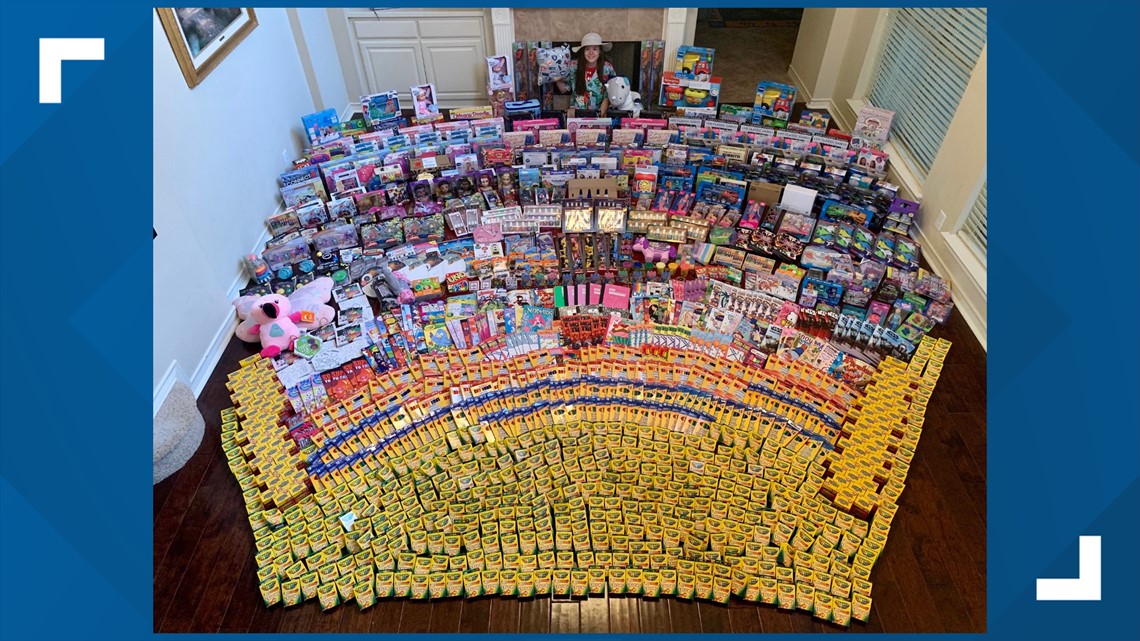 Texas teen marks 14th birthday with massive toy donation [Video]