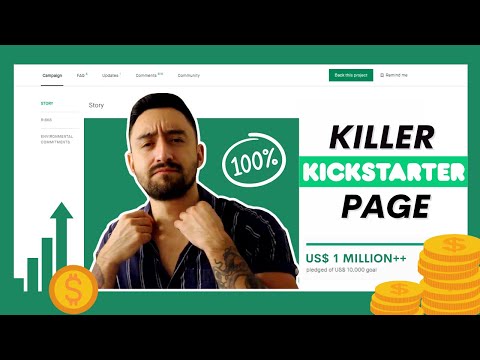 How to Put Together a Killer Kickstarter Page [Video]