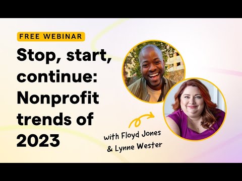 Nonprofit trends of 2023 [Video]