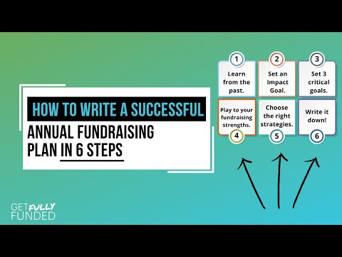 How to Write a Successful Annual Fundraising Plan in 6 Steps [Video]