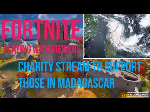 LIVE  Fortnite – Playing with viewers |Fundraising for victims of Cyclone Cheneso in Madagascar [Video]
