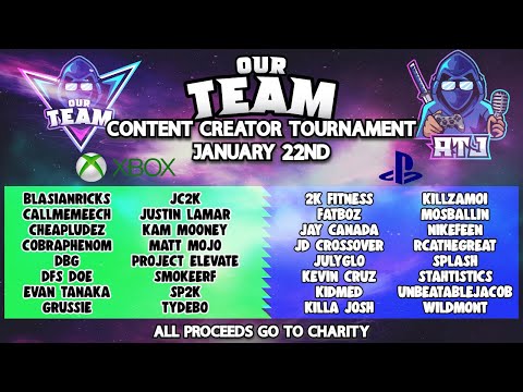 THE OURTEAM CHARITY CONTENT CREATOR TOURNAMENT! (NBA 2K23 MYTEAM) [Video]