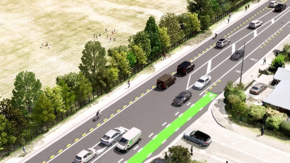 New cycle lanes being tested on Salisbury Road [Video]