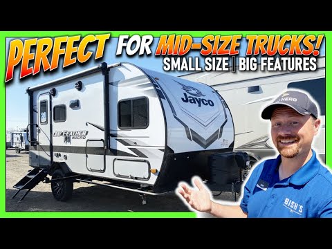 Perfect RV for Mid Size Trucks & SUV Towing!! 2023 Jay Feather 166FBS [Video]