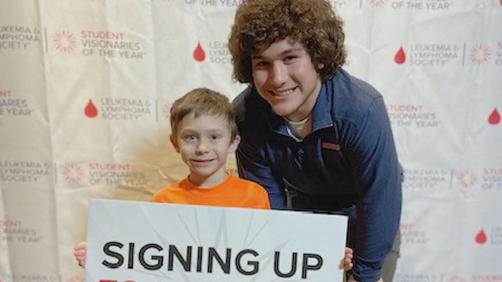 Big brother joins campaign to end leukemia in honor of little brother in remission [Video]