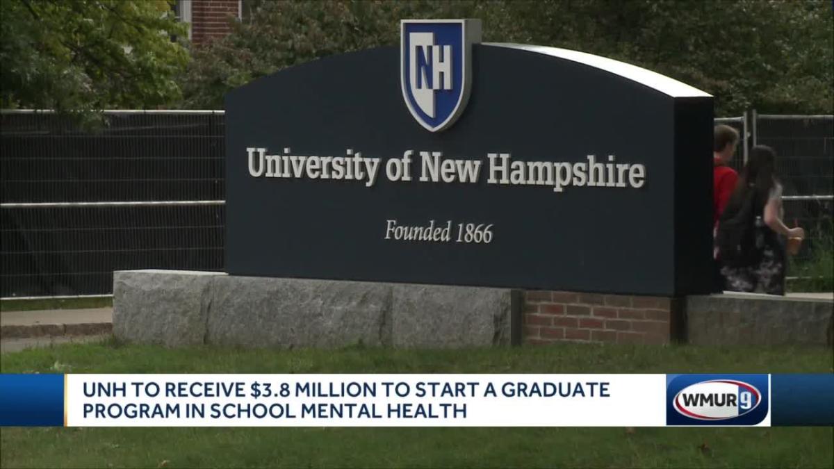 UNH to receive grant to start graduate program in school mental health [Video]