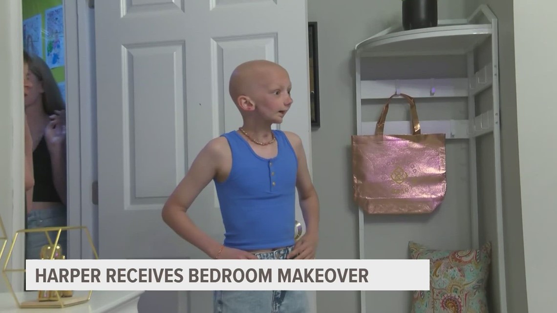 My Happy Place gives Iowa girl battling cancer bedroom makeover [Video]