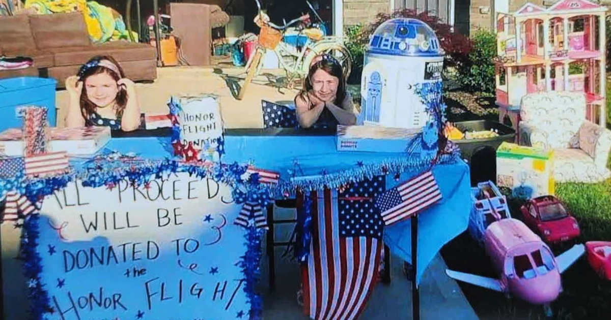 Harrison sisters sell their toys, fundraise to help send veterans to DC [Video]