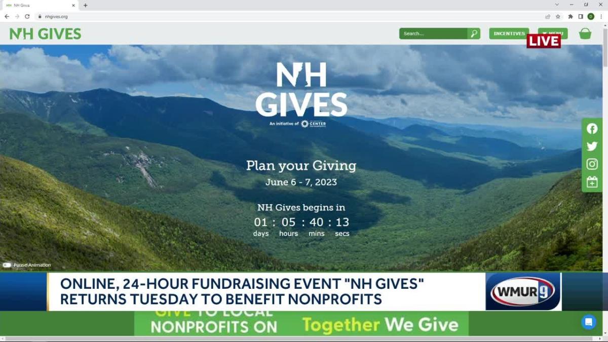 24-hour fundraising effort aims to help NH organizations [Video]