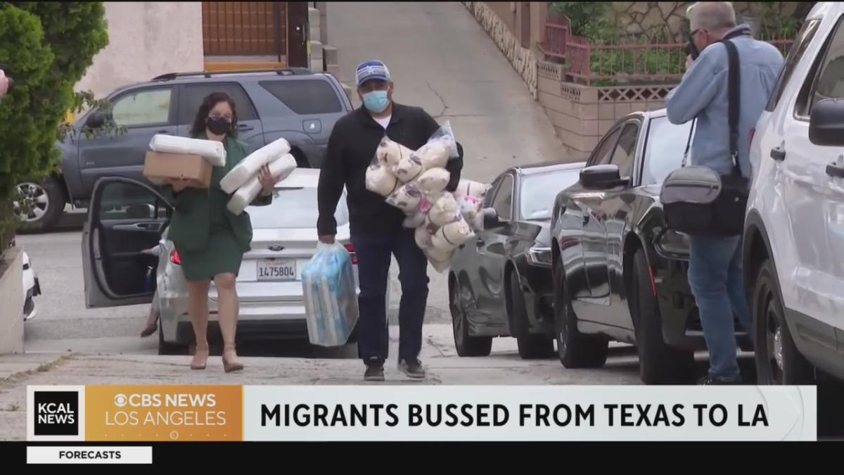 42 migrants dropped off in LA from Texas border [Video]