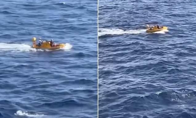 Dramatic moment Royal Caribbean cruise passengers cheer as American woman, 42, is rescued [Video]
