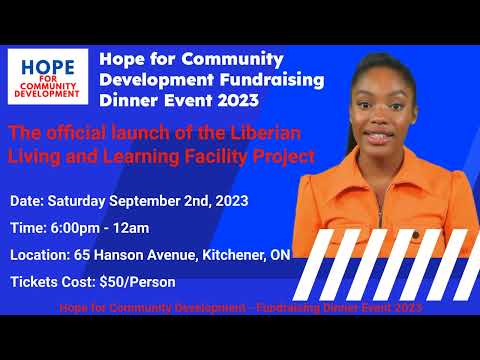 Hope for Community Development Fundraising Event 2023 [Video]