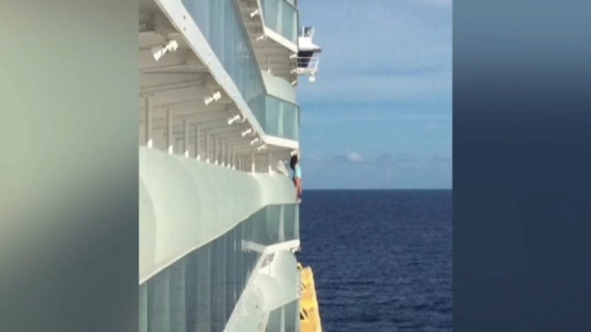 Woman barred from Royal Caribbean cruise line after daring selfie [Video]