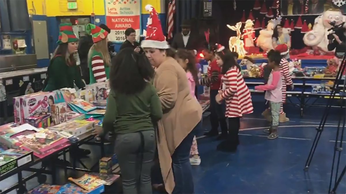 Donations save New Jersey Christmas toy giveaway after water pipe bursts in school [Video]