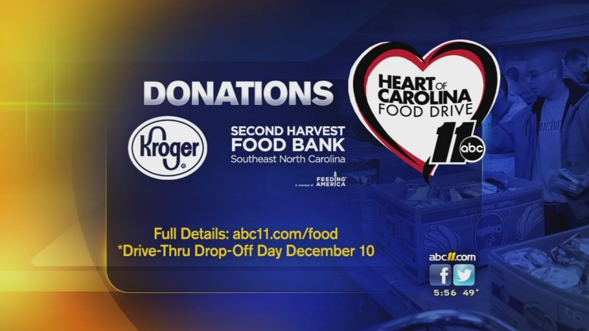 Giving Tuesday: Give back to the Heart of Carolina Food Drive [Video]