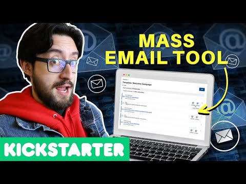 Tool to Send Mass Emails for an Upcoming Kickstarter – Tutorial [Video]