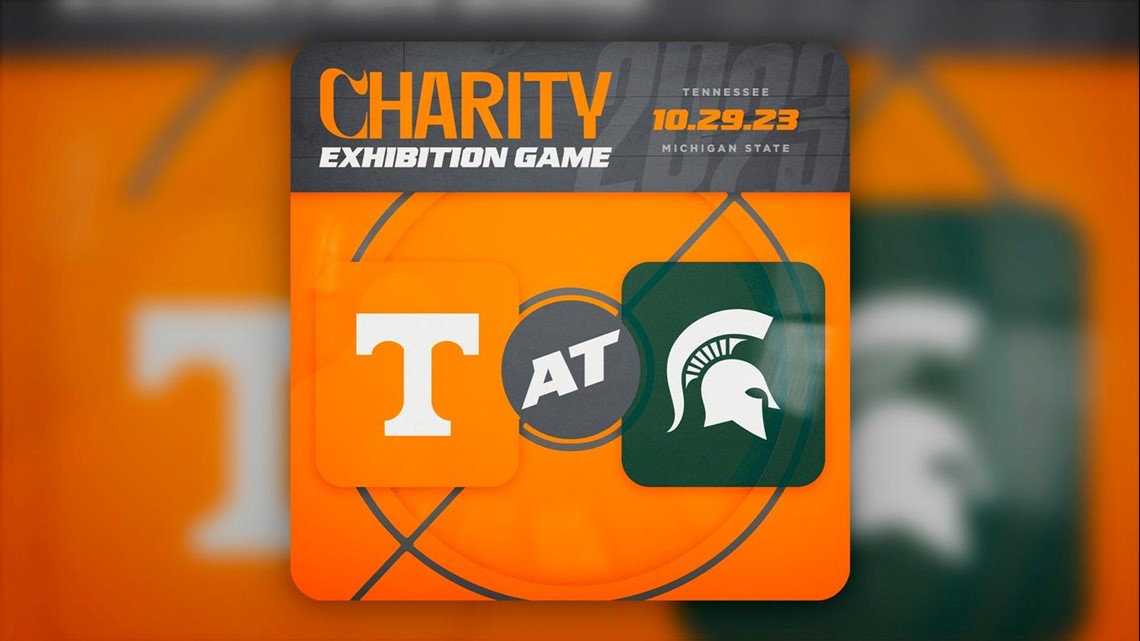 Tennessee at Michigan State for charity exhibition game [Video]