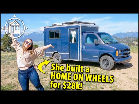 Solo female lives in army van conversion – stealth tiny home [Video]