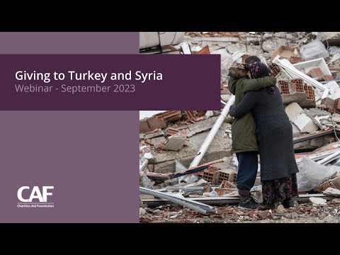 Giving to Turkey and Syria | Webinar [Video]