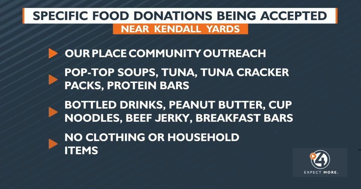Specific food donations being accepted | Video