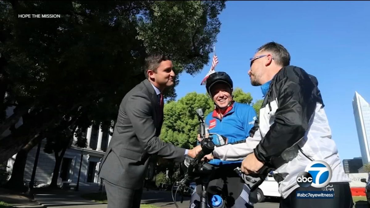 Executives from homeless nonprofit, Hope the Mission, biked more than 500 miles to advocate for affordable housing [Video]