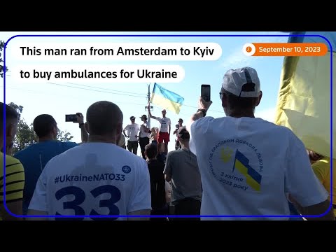 Dutch man fundraises for Ukraine in 51-day run to Kyiv [Video]