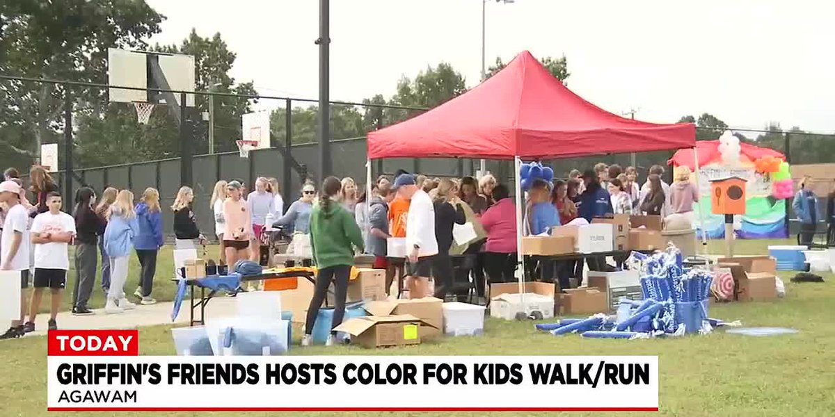 Griffins Friends Childrens Cancer Fund hosts first-ever Color for the Kids walk [Video]