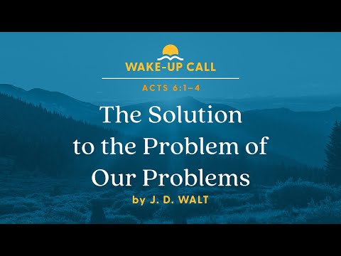 The Solution to the Problem of Our Problems [Video]