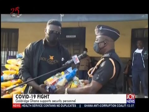 Goldridge presents relief items to Accra Regional Police Command to aid in Covid-19 fight  MyJoyOnline.com [Video]