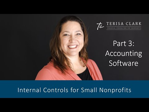 Internal Controls for Small Nonprofits: Accounting Software [Video]