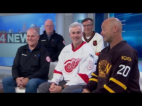Red Wings, Bruins alumni look to raise money in charity game [Video]