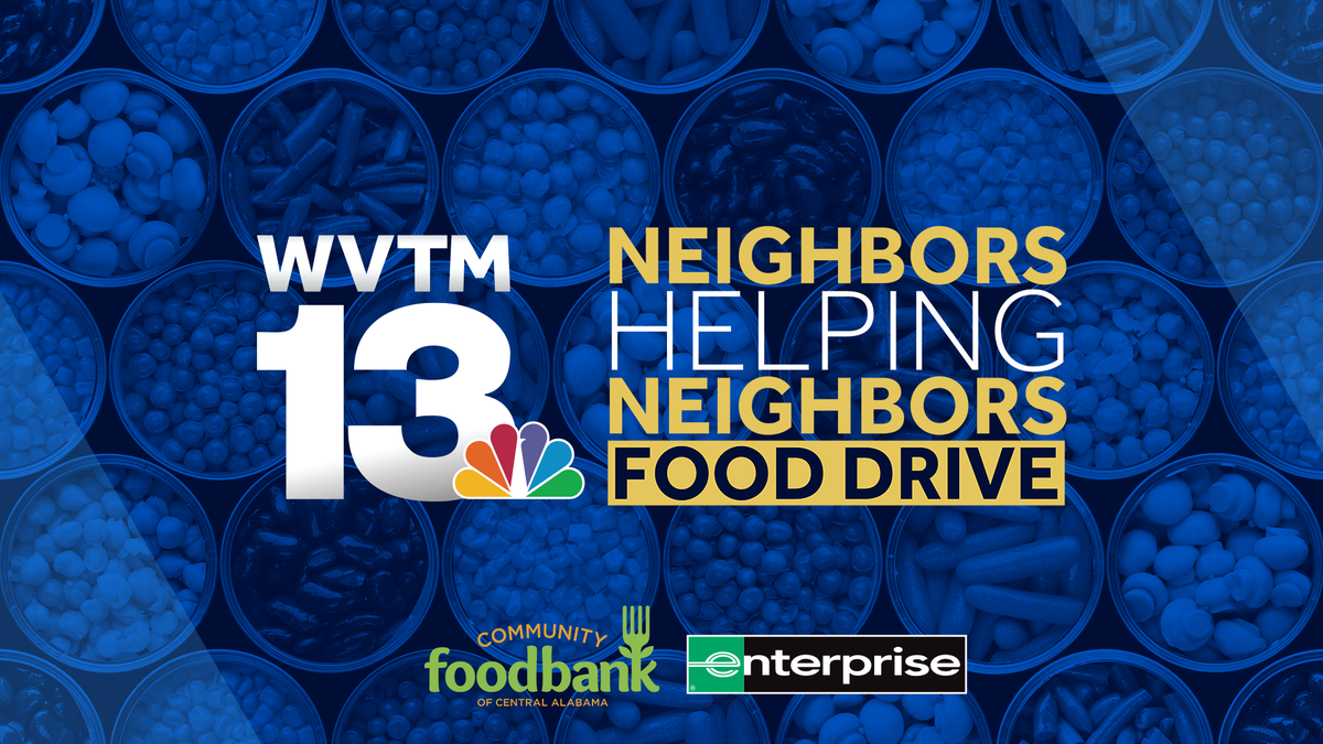 WVTM 13 Neighbors Helping Neighbors Food Drive [Video]