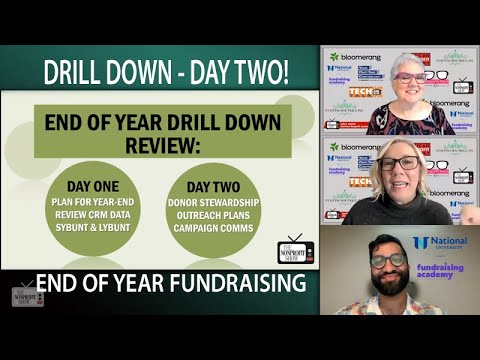 Year-End Fundraising Drill Down – Day Two! [Video]